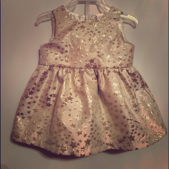 Gold babygirl dress - Picture 1 of 5